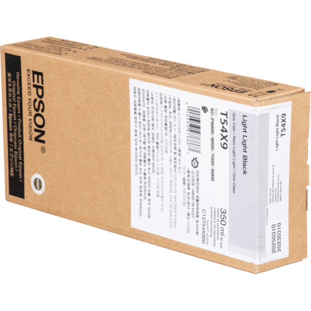 Epson T54X900 UltraChrome HD Light Light Black Ink Cartridge | 350ml