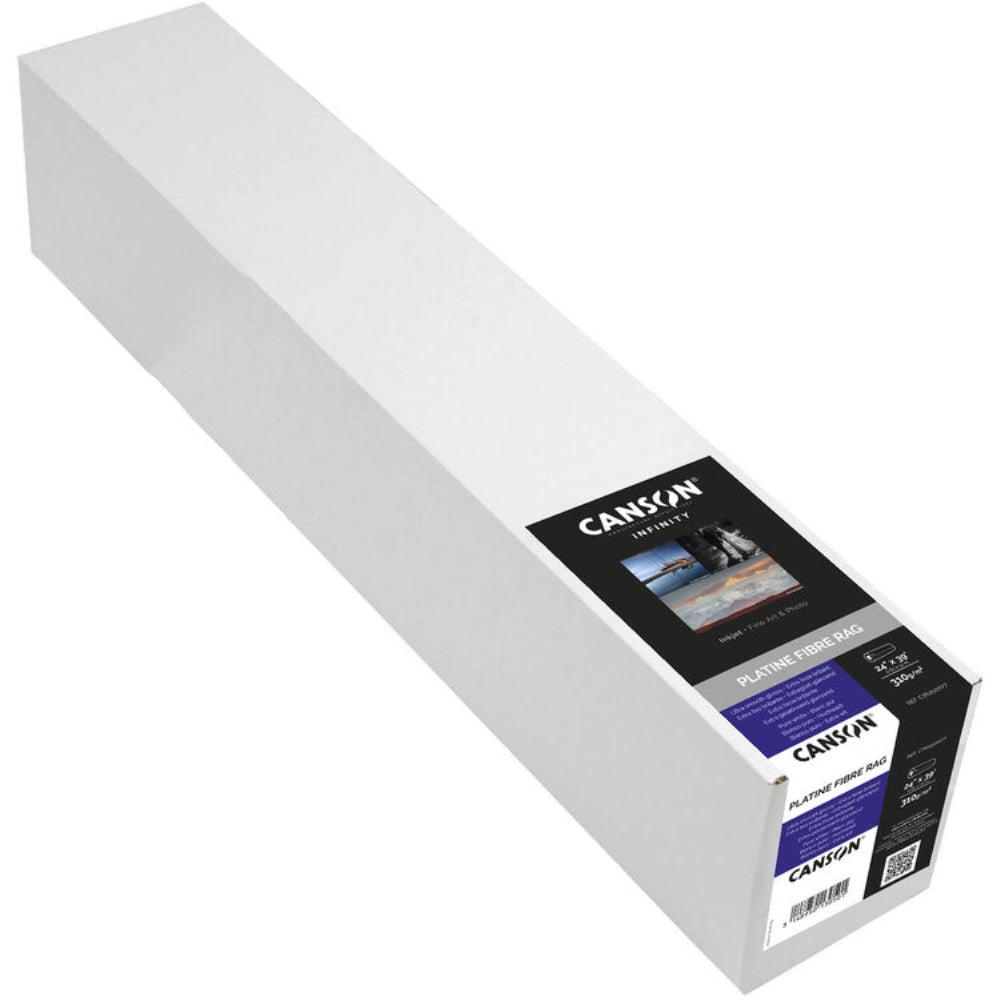 Canson Infinity Platine Fibre Rag Paper | 24" x 39' Roll