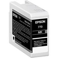 Epson 770 UltraChrome PRO10 Matte Black Ink Cartridge | 25mL