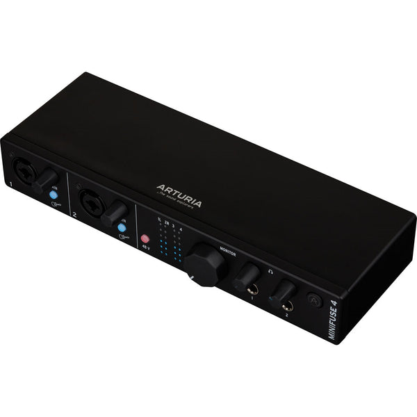 Arturia MiniFuse 4 Portable 4x4 USB Type-C Audio/MIDI Interface | Black