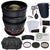 Rokinon 24mm T1.5 Cine ED AS IF UMC Lens | Sony A + 3-Piece Filter Set + Lens Pouch |Large + Photo Starter Kit + Cleaning Cloth + Camera Bag Bundle