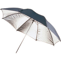 Photoflex Umbrella with Adjustable Frame | Hot Silver with Black Backing - 30"