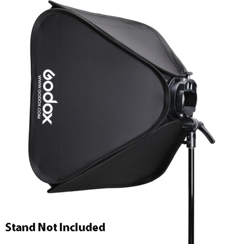 Godox S2 Speedlite Bracket with Softbox & Carrying Bag Kit | 23.6 x 23.6"