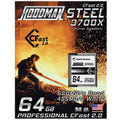 Hoodman 64GB CFast 2.0 Steel Memory Card