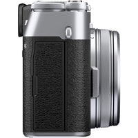 FUJIFILM X100V Digital Camera | Silver with 64GB Memory Card, Filter Set, Tripod & Deluxe Camera Bundle