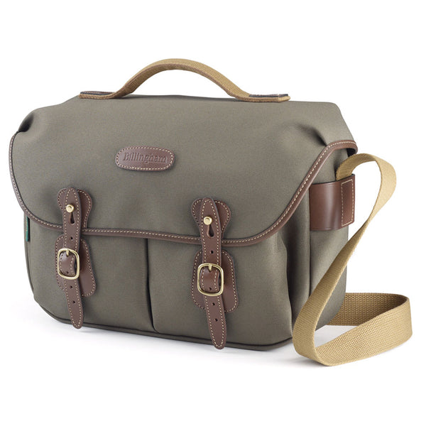 Billingham Hadley Pro Shoulder Bag | Sage with Chocolate Leather Trim