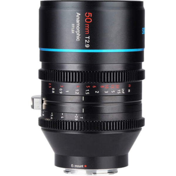 Sirui 50mm T2.9 Full Frame 1.6x Anamorphic Lens | Sony E