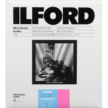 Ilford Multigrade Cooltone Resin Coated (RC) Black & White Paper | 8 x 10', Pearl, 25 Sheets