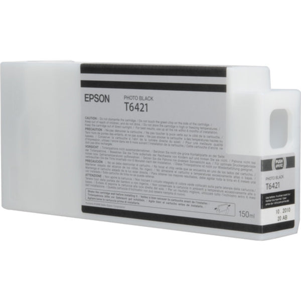 Epson T642100 Photo Black UltraChrome HDR Ink Cartridge | 150 mL