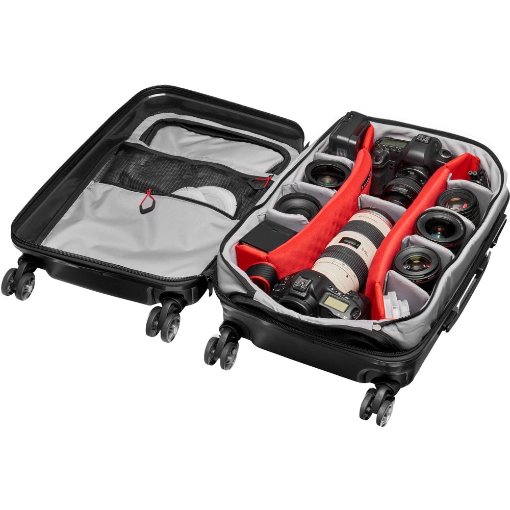 Manfrotto Pro Light Reloader Spin-55 Roller Camera Case | Black