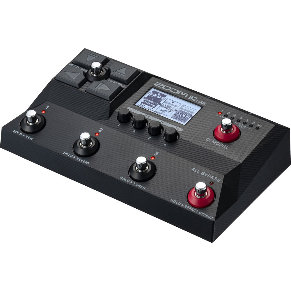 Zoom B2 Four Amplifier and FX Emulator Pedal