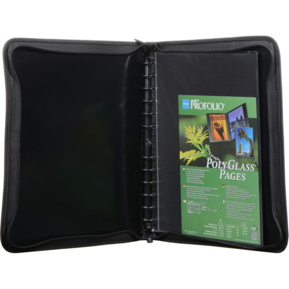 Itoya Zipper Portfolio Case with Multi-Ring Binder | 11 x 14"