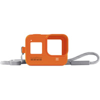 GoPro Silicone Sleeve and Adjustable Lanyard Kit for GoPro HERO8 | Hyper Orange