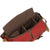 Billingham Hadley Pro Shoulder Bag | Burgundy with Chocolate Leather Trim