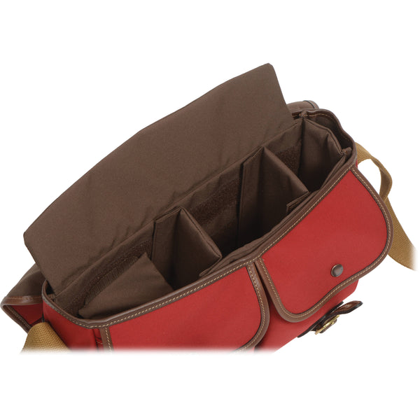 Billingham Hadley Pro Shoulder Bag | Burgundy with Chocolate Leather Trim
