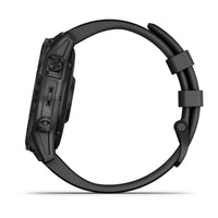 Garmin fenix 7 Sapphire Solar GPS Watch | Black DLC Titanium with Black Band