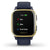 Garmin Venu Sq Music Edition GPS Smartwatch | Light Gold Bezel, Navy Case, Silicone Band