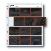 Print File 120 Size Archival Storage Pages for Negatives | 4-Strips of 3-Frames (Oversized Binder Only) - 100 Pack