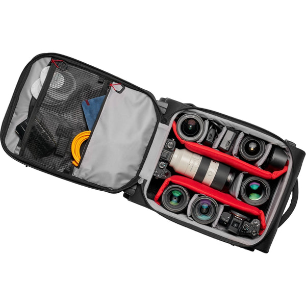 Manfrotto Pro Light Reloader Air-50 Carry-On Camera Roller Bag | Black