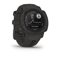 Garmin Instinct 2S Solar GPS Watch | Graphite
