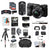 Sony Alpha a6100 Mirrorless Digital Camera with 16-50mm and 55-210mm Lenses with Premium Bundle: Includes – Filter Sets, Spare Battery, Battery Charger, Flash, and Large Tripod