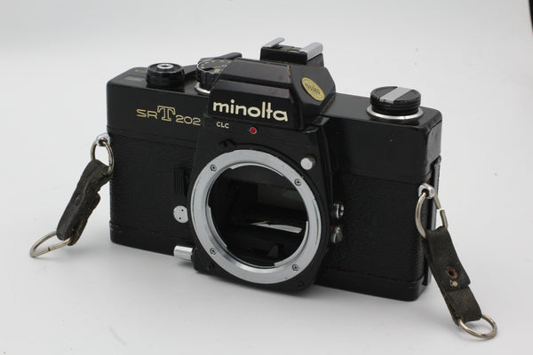 Used Minolta SRT202 Camera Body Only Black - Used Very Good
