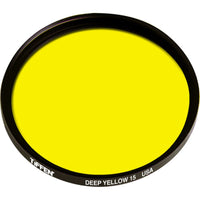 Tiffen 49mm Deep Yellow #15 Glass Filter for Black & White Film