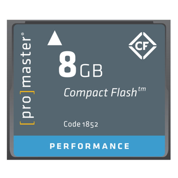 Promaster Performance 8GB Compact Flash Card, 500X