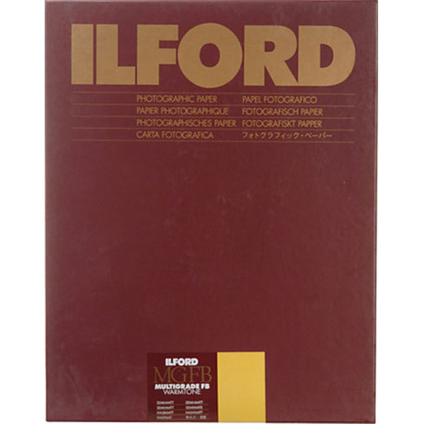 Ilford Multigrade FB Warmtone Paper | Semi-Matt, 8 x 10" , 100 Sheets