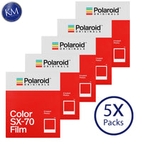 Polaroid Originals Color SX-70 Instant Film (8 Exposures) - 5 Pack