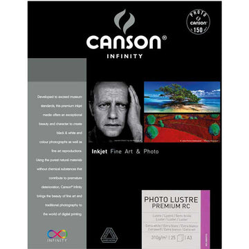 Canson Infinity Photo Lustre Premium RC Paper | 13 x 19", 25 Sheets