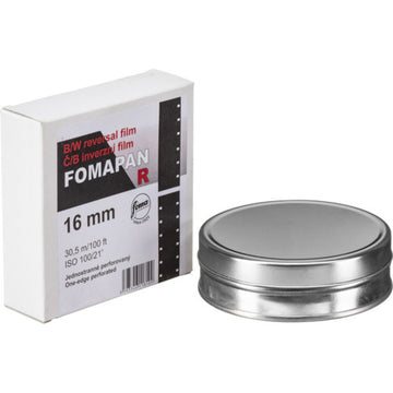 Fomapan R100 Black and White Transparency Film | Super 16mm, 100' Reel