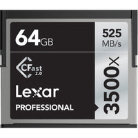 Lexar Promaster CFast 64GB Professional 3500x Memory Card