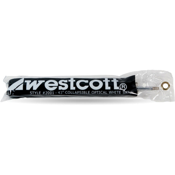 Westcott Optical White Satin Diffusion Umbrella | 43"