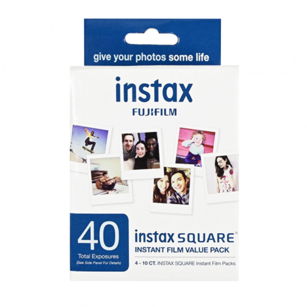 Fujifilm Instax Square Film, 40 Count Value Pack
