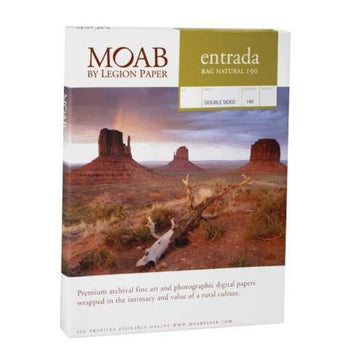 Moab Entrada Rag Natural 190 Paper | 11 x 17", 25 Sheets