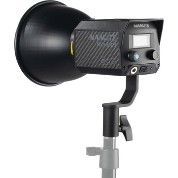Nanlite Forza 60B Bi-Color LED Monolight With NPF Battery Grip, and the Bowens S-Mount Adapter