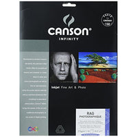 Canson Infinity Rag Photographique Paper 310 gsm | 17 x 22", 25 Sheets