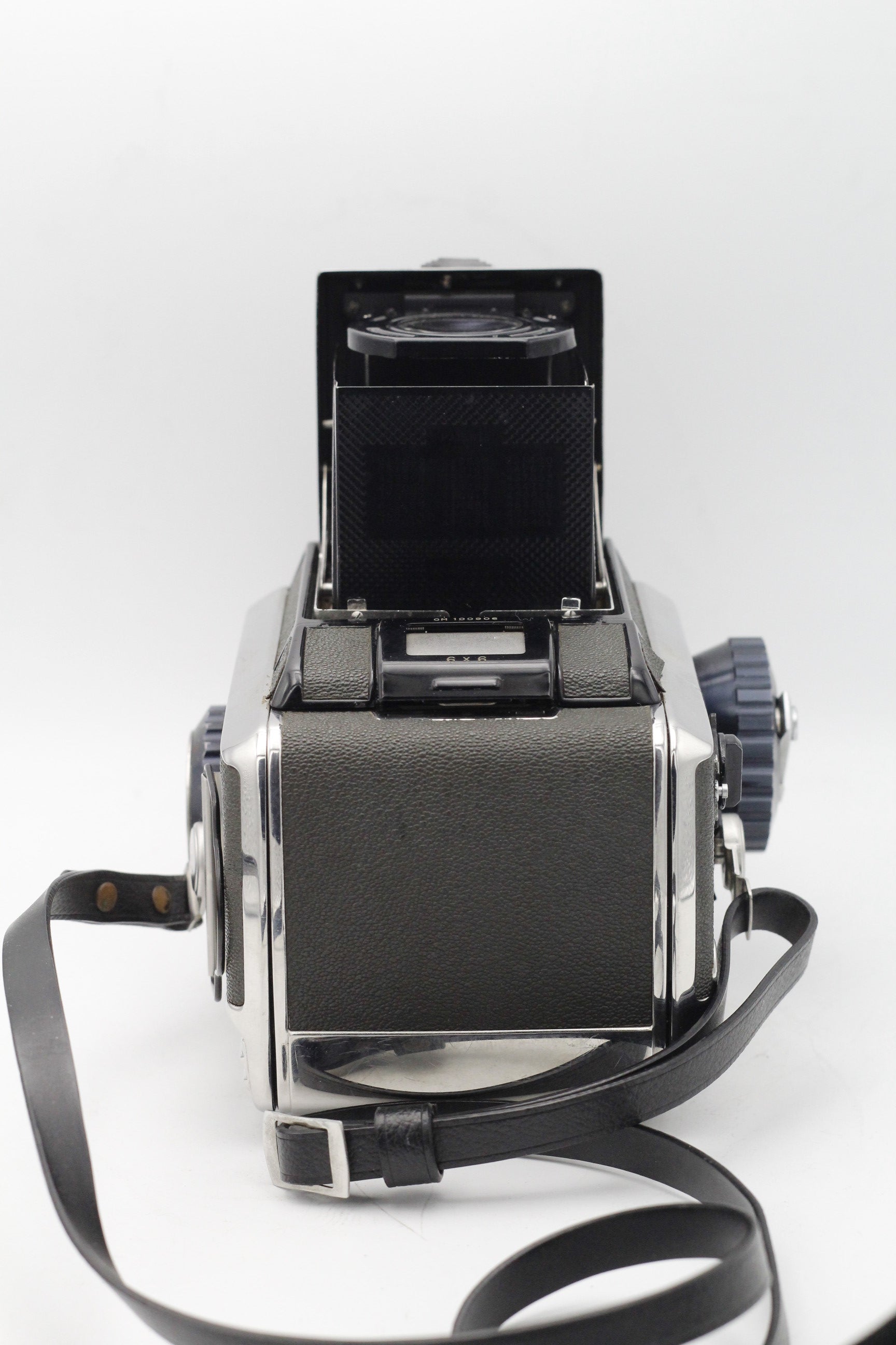 Used Bronica Zenza S2 with 120 film back and Nikkor-P 75mm f/2.8 lens with Metal Lens Hood - Used Very Good