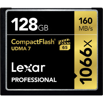 Lexar 128GB Professional 1066x CompactFlash Memory Card | UDMA 7