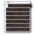 Print File 35mm Size Archival Storage Pages for Negatives | 7-Strips of 6-Frames - 100 Pack