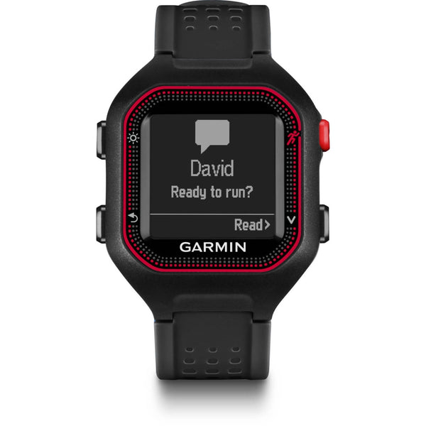 Garmin Forerunner 25 GPS Running Watch | Large, Black/Red