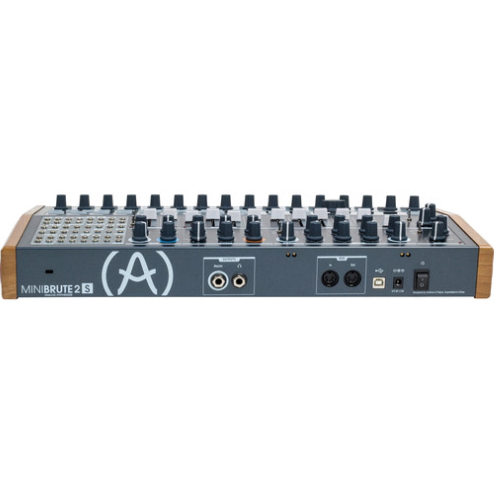 Arturia MiniBrute 2S Semi-Modular Analog Synthesizer/Sequencer with 48-Point Patchbay