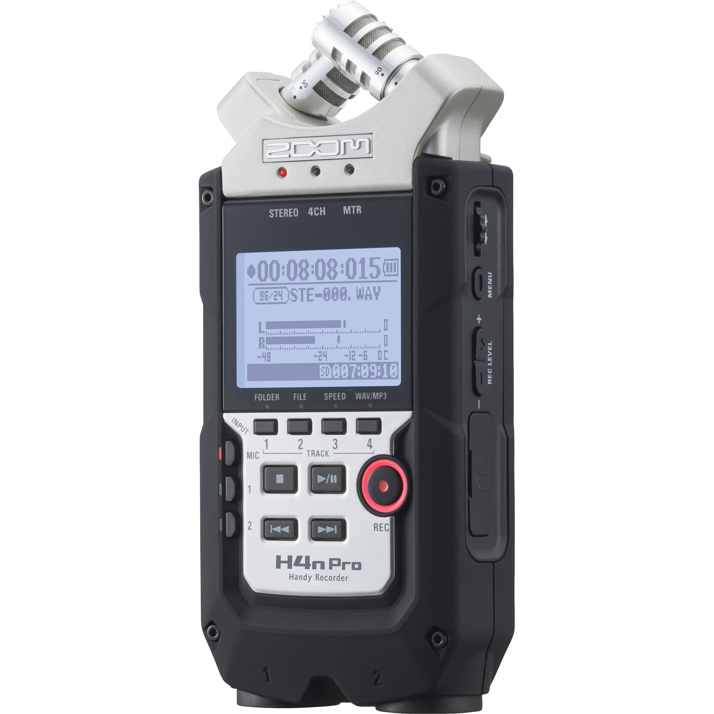 Zoom H4n Pro 4-Input / 4-Track Portable Handy Recorder with Onboard X/Y Mic Capsule