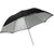 Westcott White Satin Umbrella with Removable Black Cover | 45"