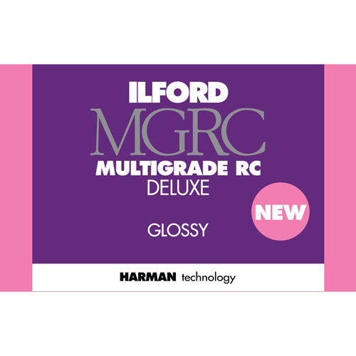 Ilford MULTIGRADE RC Deluxe Paper | Glossy, 8 x 10", 50 Sheets