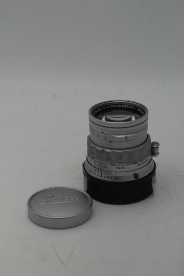 Used Leica 5cm f/2 (50mm) M Mount Lens Chrome - Used Very Good
