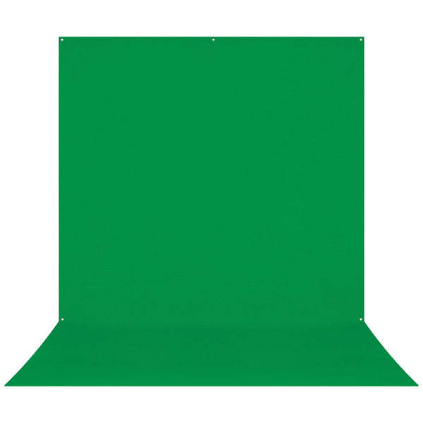 Westcott X-Drop Pro Wrinkle-Resistant Backdrop Sweep | Chroma-Key Green, 8 x 13'