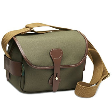 Billingham S2 Shoulder Bag | Sage with Chocolate Leather Trim