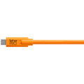 Tether Tools TetherPro USB Type-C Male to 5-Pin Mini-USB 2.0 Type-B Male Cable | 15', Orange